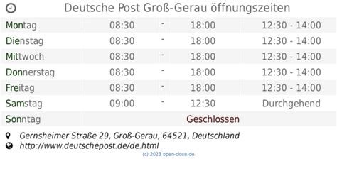 Deutsche Post Gernsheimer Straße 29, Groß.